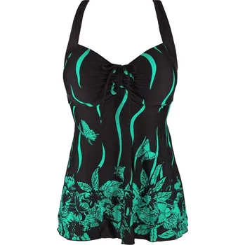 Dámské plavky Anastasie plavkové tankiny s výztuží S997 XXL zelená