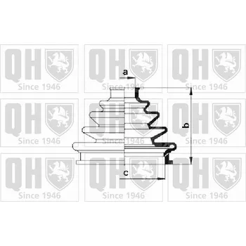 Nářadí pro automobil Manžeta hnacího hřídele AGB G662550