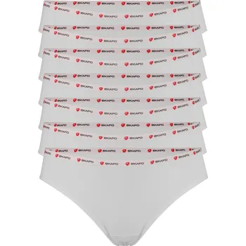 Kalhotky KAPO Talia kalhotky bavlna 7 kusů XL bílá