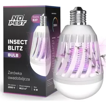 Přípravek proti hmyzu Lampa proti hmyzu, insekticidní žárovka Insect Bulb