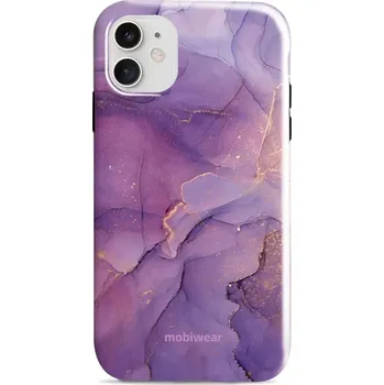 Pouzdro na mobilní telefon Odolný obal Mobiwear Elite Pro - Apple iPhone 11 - EP20E Fialový mramor (Odolné pouzdro, obal kryt Mobiwear Elite Pro - maximální ochrana mobilu, zesílené hrany, přesné výřezy, pohodlné držení, odolná grafika, kvalitní materiály)