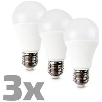 Žárovka ECOLUX LED žárovka 3-pack, klasický tvar, 12W, E27, 3000K, 270°, 1080lm, 3ks v balení - WZ530-3P