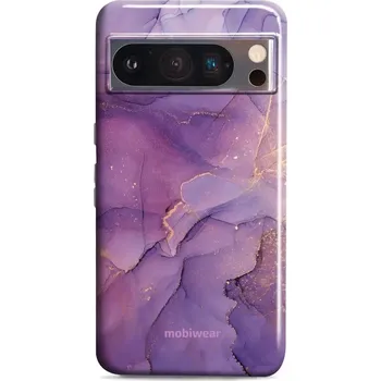 Pouzdro na mobilní telefon Odolný obal Mobiwear Elite Pro - Google Pixel 8 Pro - EP20E Fialový mramor (Odolné pouzdro, obal kryt Mobiwear Elite Pro - maximální ochrana mobilu, zesílené hrany, přesné výřezy, pohodlné držení, odolná grafika, kvalitní materiály)