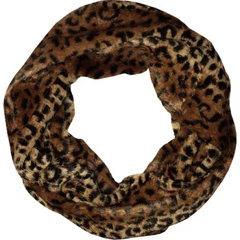 Šála Leopardo Marrone tunel zvířecí vzor DZ112 hnědá