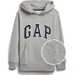 mikina GAP V-New Campus Logo Hood - Light Heather Grey B10 6-7 Years
