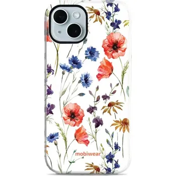 Pouzdro na mobilní telefon Odolný obal Mobiwear Elite Pro - Apple iPhone 14 - EP04E Luční kvítí (Odolné pouzdro, obal kryt Mobiwear Elite Pro - maximální ochrana mobilu, zesílené hrany, přesné výřezy, pohodlné držení, odolná grafika, kvalitní materiály)