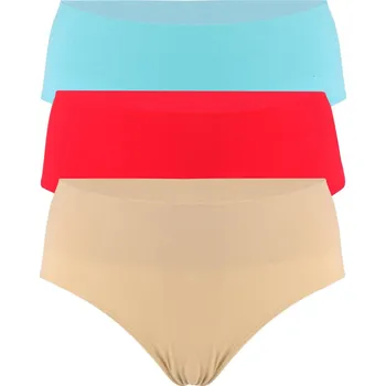 Kalhotky Rovena vyšší dámské kalhotky - 3bal. XXL vícebarevná