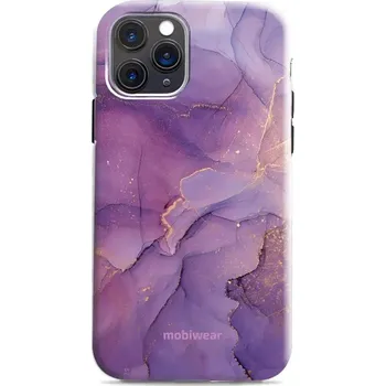 Pouzdro na mobilní telefon Odolný obal Mobiwear Elite Pro - Apple iPhone 11 Pro - EP20E Fialový mramor (Odolné pouzdro, obal kryt Mobiwear Elite Pro - maximální ochrana mobilu, zesílené hrany, přesné výřezy, pohodlné držení, odolná grafika, kvalitní materiály)