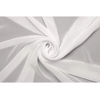 Šifon žoržetový - Bílý