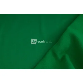 Počesaná teplákovina silná - trávově zelená