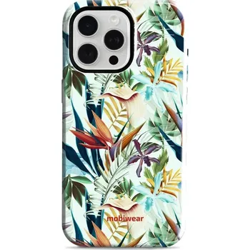 Pouzdro na mobilní telefon Odolný obal Mobiwear Elite Pro - Apple iPhone 15 Pro Max - E071E Flóra (Odolné pouzdro, obal kryt Mobiwear Elite Pro - maximální ochrana mobilu, zesílené hrany, přesné výřezy, pohodlné držení, odolná grafika, kvalitní materiály)