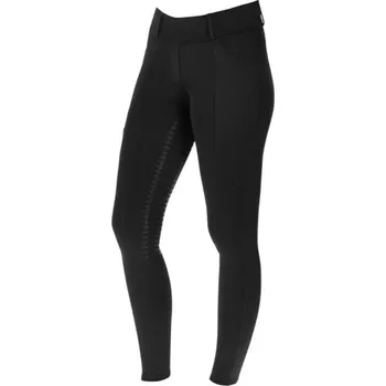 Jezdecké kalhoty COVALLIERO Legíny dětské zimní 2023 - černé, vel. 140/146