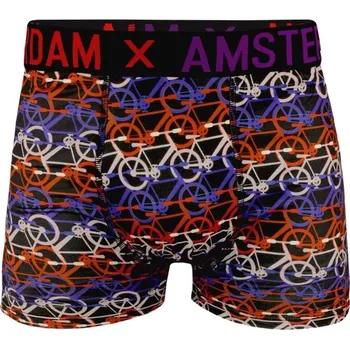 Boxerky Robin pánské boxerky s potiskem AMS-016 M vícebarevná