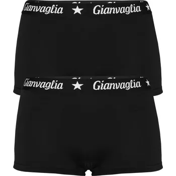 Boxerky Giana dámské bavlněné boxerky 8029 - 2bal. XL černá