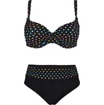 Debora Black plavky s výztuží a kosticemi S1243 XXL černá