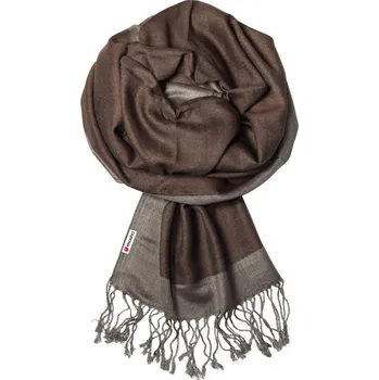 Šála eKAPO Sázava šála přes ramena tmavě hnědá