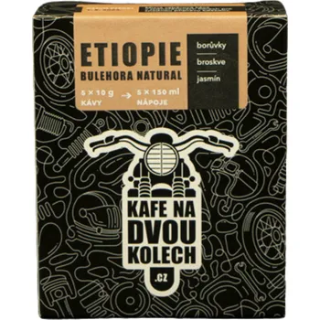Káva Káva pro motorkáře Etiopie Bulehora Natural drip bag (balení 5 ks)