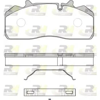 Brzdová destička ROADHOUSE Sada brzdových destiček RDH JSX 2894.00