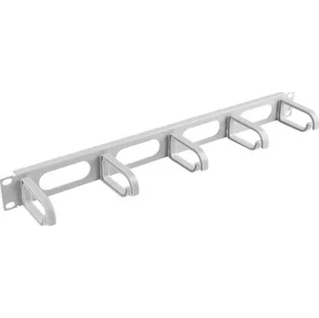 Počítač LANBERG 19" CABLE MANAGEMENT PANEL 5 RINGS - TYPE B 1U GREY