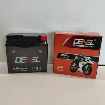 Autobaterie Bezúdržbová gelová baterie Denel 6MG5L 12V 5AH