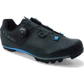 Pánské cyklistické tretry Cube cyklistická obuv MTB PEAK PRO black blue - 44