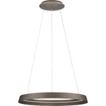 Hnědé kovové závěsné LED světlo Nova Luce Ormi 60 cm