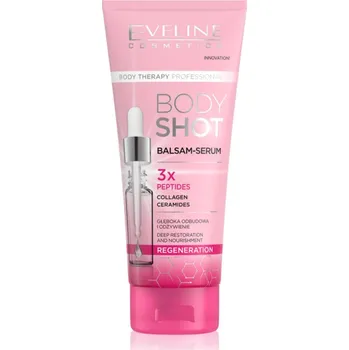 Tělový krém Eveline Cosmetics Body Shot 3x Peptides regenerační balzám pro velmi suchou pokožku 200 ml