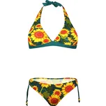 Sunflower dvojdílné dámské bikiny s měkkou výztuží S1052 L petrolejová