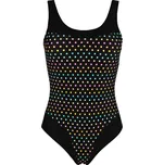 Nikola Black dámské jednodílné plavky s výztuží S1237 XL černá