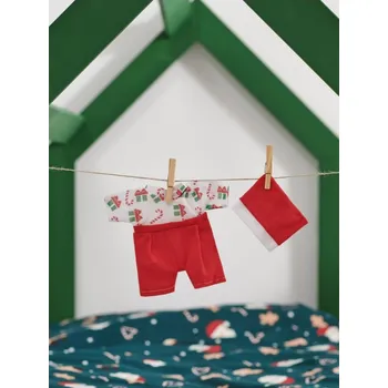 Doplněk pro panenku Sinsay - Obleček pro panenku s vánoční čepicí - vícebarevná - 391BP-MLC - 391BP-MLC-ONE