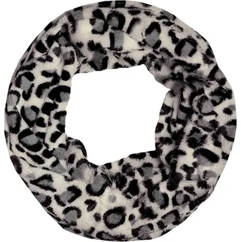 Šála Leopardo Bianco tunel zvířecí vzor DZ112 bílá