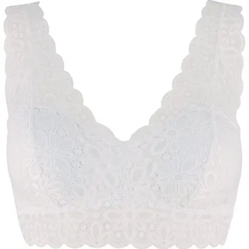 Podprsenka Pamela Top braletka s výztuží XL bílá