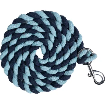 vodítko -Bavlna- s karabinou v barvě brusinky/olivově zelené, 180 cm