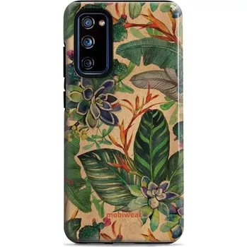 Pouzdro na mobilní telefon Odolný obal Mobiwear Elite Pro - Samsung Galaxy S20 FE - EP05E Sukulenty (Odolné pouzdro, obal kryt Mobiwear Elite Pro - maximální ochrana mobilu, zesílené hrany, přesné výřezy, pohodlné držení, odolná grafika, kvalitní materiály)
