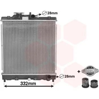 Chladič motoru Chladič, chlazení motoru AGB 380708A1