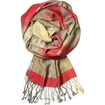 Šála Cidlina kašmírová šála jahodová EK26004 červená