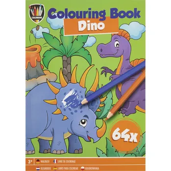 omalovánky Grafix Kniha omalovánek, 64 listů - Dino