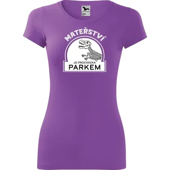DOBRÝ TRIKO Dámské tričko Mateřství Velikost: XS, Barva: Fialová