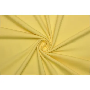 Bavlněný úplet - Žlutý 185 cm šíře