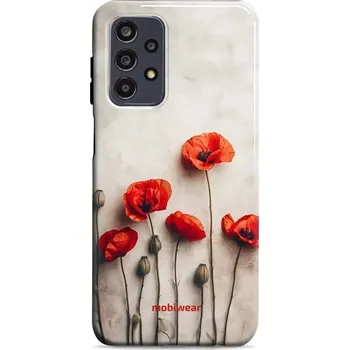 Pouzdro na mobilní telefon Odolný obal Mobiwear Elite Pro - Samsung Galaxy A23 / A23 5G - EP42E Vlčí máky (Odolné pouzdro, obal kryt Mobiwear Elite Pro - maximální ochrana mobilu, zesílené hrany, přesné výřezy, pohodlné držení, odolná grafika, kvalitní materiály)