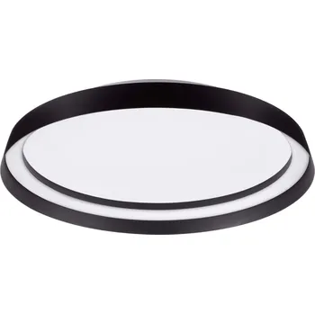Černé kovové stropní LED světlo Nova Luce Ormi 45 cm