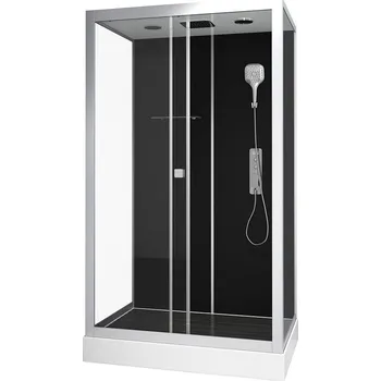 Vitamine Black 2.0 Sprchový box Atrium, 215 × 115 × 85 cm CAB219