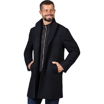 Pánský zimní kabát FERATT Pánský kabát FREDERICO černý Velikost: 52