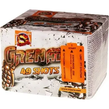 Zábavní pyrotechnika Srpyro.cz s.r.o. Kompakt GRENADE 49 ran