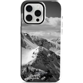 Pouzdro na mobilní telefon Odolný obal Mobiwear Elite Pro - Apple iPhone 15 Pro Max - E152E Velehory (Odolné pouzdro, obal kryt Mobiwear Elite Pro - maximální ochrana mobilu, zesílené hrany, přesné výřezy, pohodlné držení, odolná grafika, kvalitní materiály)