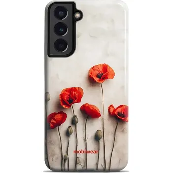 Pouzdro na mobilní telefon Odolný obal Mobiwear Elite Pro - Samsung Galaxy S22 Plus - EP42E Vlčí máky (Odolné pouzdro, obal kryt Mobiwear Elite Pro - maximální ochrana mobilu, zesílené hrany, přesné výřezy, pohodlné držení, odolná grafika, kvalitní materiály)