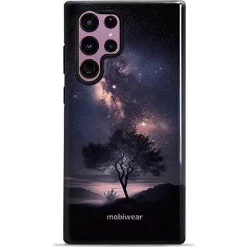 Pouzdro na mobilní telefon Odolný obal Mobiwear Elite Pro - Samsung Galaxy S22 Ultra - E005E Strom s galaxií (Odolné pouzdro, obal kryt Mobiwear Elite Pro - maximální ochrana mobilu, zesílené hrany, přesné výřezy, pohodlné držení, odolná grafika, kvalitní materiály)