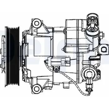 Kompresor klimatizace Kompresor, klimatizace AGB 5520KS-1