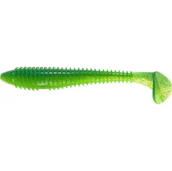 Umělá nástraha Keitech Gumová nástraha Swing Impact FAT 4.3'' Lime/Chartreuse 11cm/6ks