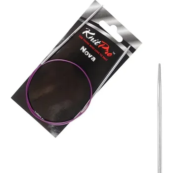 Jehlice KnitPro Nova kruhové kovové fixní jehlice 2,25mm 50cm (KnitPro Nova kruhové kovové jehlice 2,25mm 50cm)